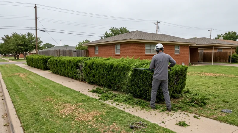 Hedge Trimming & Shrub Care Lubbock